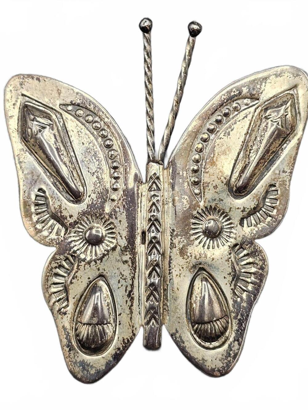 Sterling Silver Butterfly Brooch